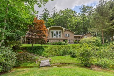 This first fairway home at Highlands Country Club combines a on Highlands Country Club in North Carolina - for sale on GolfHomes.com, golf home, golf lot