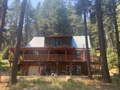 Explore the allure of log cabin living in this charming home on Meadowcreek Golf Resort in Idaho - for sale on GolfHomes.com, golf home, golf lot