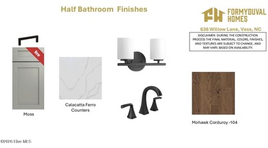 A stunning new construction by local builders, Formyduval Homes on Woodlake Country Club in North Carolina - for sale on GolfHomes.com, golf home, golf lot