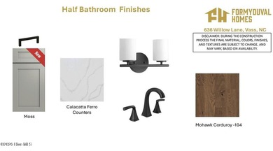 A stunning new construction by local builders, Formyduval Homes on Woodlake Country Club in North Carolina - for sale on GolfHomes.com, golf home, golf lot