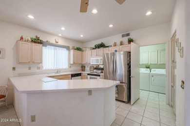 This popular ''Safford'' model is 1,653 sq ft with 2BD/1.75BT - on Deer Valley Golf Course in Arizona - for sale on GolfHomes.com, golf home, golf lot