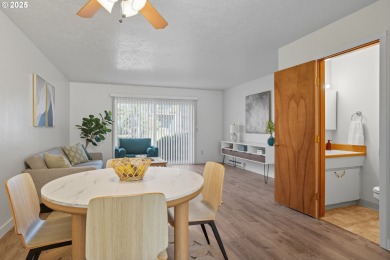 Welcome to this two-story, 2-bedroom, 1.5-bath condo that is a on Gresham Golf Course in Oregon - for sale on GolfHomes.com, golf home, golf lot