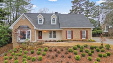 Brick & frame two-story house features an abundance of charm and on Horseshoe Bend Country Club in Georgia - for sale on GolfHomes.com, golf home, golf lot