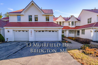 Beautiful, spacious three level condo sitting on the 11th on Bridgton Highlands Country Club in Maine - for sale on GolfHomes.com, golf home, golf lot
