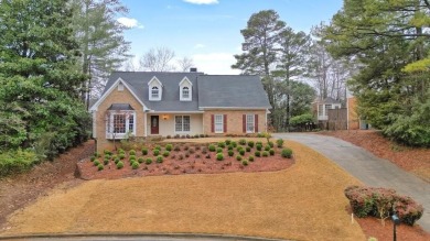 Brick & frame two-story house features an abundance of charm and on Horseshoe Bend Country Club in Georgia - for sale on GolfHomes.com, golf home, golf lot