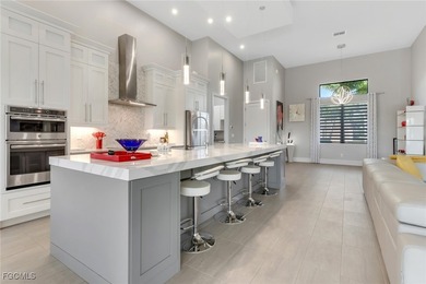 Discover modern coastal living in this Beautiful custom Home on Burnt Store Golf Club in Florida - for sale on GolfHomes.com, golf home, golf lot