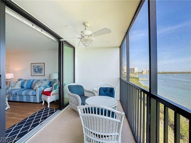 BEST PRICED Direct Bayfront fourth floor unit in the Palms of on Fort Myers Beach and Golf Club in Florida - for sale on GolfHomes.com, golf home, golf lot