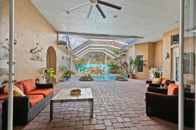 Welcome to this exquisite, move-in ready, custom-built courtyard on The Cape Club of Palm City in Florida - for sale on GolfHomes.com, golf home, golf lot