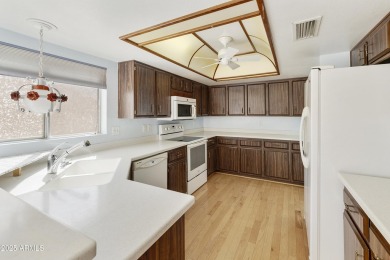 Charming 2BR, 2BA expanded Shawnee model on a large corner lot on Cottonwood Country Club in Arizona - for sale on GolfHomes.com, golf home, golf lot