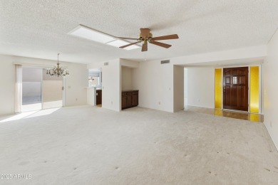 Charming 2BR, 2BA expanded Shawnee model on a large corner lot on Cottonwood Country Club in Arizona - for sale on GolfHomes.com, golf home, golf lot