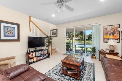 This townhouse has a SPECTAULAR WATER VIEW and is move in ready on Verandah Golf Course and Club in Florida - for sale on GolfHomes.com, golf home, golf lot