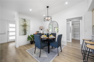 Step into this fully reimagined home in Mutual 5, where modern on Leisure World Seal Beach Golf Course in California - for sale on GolfHomes.com, golf home, golf lot