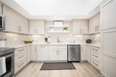 Step into this fully reimagined home in Mutual 5, where modern on Leisure World Seal Beach Golf Course in California - for sale on GolfHomes.com, golf home, golf lot