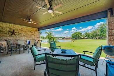BEAUTIFUL STONE AND BRICK HOME on the par 3, 14th hole of the on Pecan Plantation Country Club in Texas - for sale on GolfHomes.com, golf home, golf lot