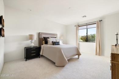 As you enter, you're greeted by soaring ceilings and walls of on Desert Mountain Golf Club - Renegade Course in Arizona - for sale on GolfHomes.com, golf home, golf lot