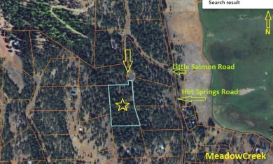 Secluded, yet conveniently located 5 acre private wooded parcel on Meadowcreek Golf Resort in Idaho - for sale on GolfHomes.com, golf home, golf lot