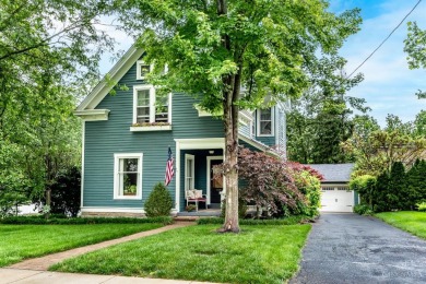 Step into timeless charm with this stunning Folk Victorian home on Harmon Golf Club in Ohio - for sale on GolfHomes.com, golf home, golf lot