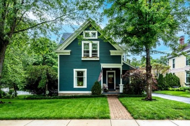 Step into timeless charm with this stunning Folk Victorian home on Harmon Golf Club in Ohio - for sale on GolfHomes.com, golf home, golf lot