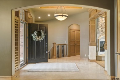 This gorgeous, custom-built home sits on a nearly 1-acre lot on Indian Creek Golf Club in Nebraska - for sale on GolfHomes.com, golf home, golf lot