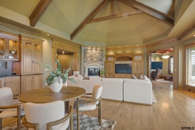 This gorgeous, custom-built home sits on a nearly 1-acre lot on Indian Creek Golf Club in Nebraska - for sale on GolfHomes.com, golf home, golf lot