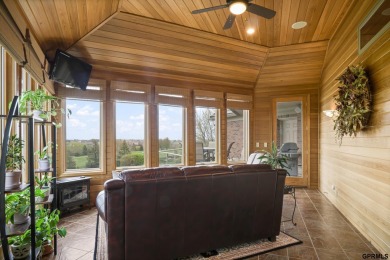 This gorgeous, custom-built home sits on a nearly 1-acre lot on Indian Creek Golf Club in Nebraska - for sale on GolfHomes.com, golf home, golf lot