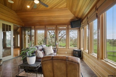 This gorgeous, custom-built home sits on a nearly 1-acre lot on Indian Creek Golf Club in Nebraska - for sale on GolfHomes.com, golf home, golf lot
