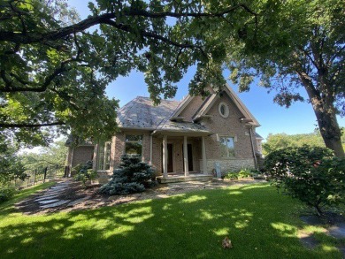 This exquisite custom beauty can be found in the gorgeous on Woodstock Country Club in Illinois - for sale on GolfHomes.com, golf home, golf lot