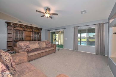 Live your best 55+ lifestyle in this secure, gated on Tuscany Falls At Pebble Creek in Arizona - for sale on GolfHomes.com, golf home, golf lot