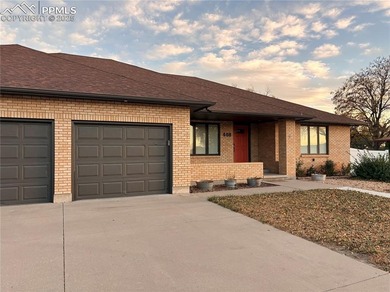 This beautifully updated rancher is a true gem-backing right up on Desert Hawk At Pueblo West in Colorado - for sale on GolfHomes.com, golf home, golf lot