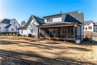 Welcome to this wonderfully modern farmhouse in the stunning on The Governors Towne Club in Georgia - for sale on GolfHomes.com, golf home, golf lot