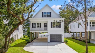 Charming New Construction Beach House with Pool and Ample on Beachwood Golf Club in South Carolina - for sale on GolfHomes.com, golf home, golf lot