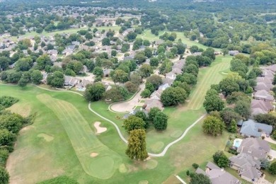 Welcome to your dream oasis nestled in a serene cul-de-sac on Indian Springs Country Club in Oklahoma - for sale on GolfHomes.com, golf home, golf lot