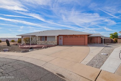 Expanded Woodbury model on a spacious cul-de-sac lot! Tile on Quail Run Golf Course in Arizona - for sale on GolfHomes.com, golf home, golf lot