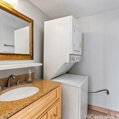 This charming condo has vinyl flooring in the unit with ceramic on Ala Wai Golf Course in Hawaii - for sale on GolfHomes.com, golf home, golf lot