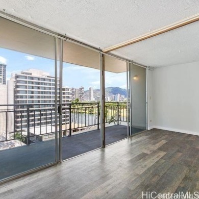 This charming condo has vinyl flooring in the unit with ceramic on Ala Wai Golf Course in Hawaii - for sale on GolfHomes.com, golf home, golf lot