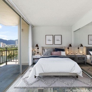 This charming condo has vinyl flooring in the unit with ceramic on Ala Wai Golf Course in Hawaii - for sale on GolfHomes.com, golf home, golf lot
