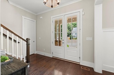 Welcome home to timeless Craftsman charm and modern on Woodmont Golf and Country Club in Georgia - for sale on GolfHomes.com, golf home, golf lot