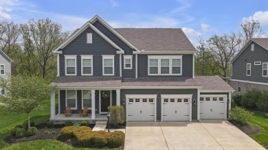 Welcome to 1400 Big Bluestem Way, a stunning home tucked away on on Bent Tree Golf Club in Ohio - for sale on GolfHomes.com, golf home, golf lot