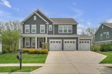 Welcome to 1400 Big Bluestem Way, a stunning home tucked away on on Bent Tree Golf Club in Ohio - for sale on GolfHomes.com, golf home, golf lot