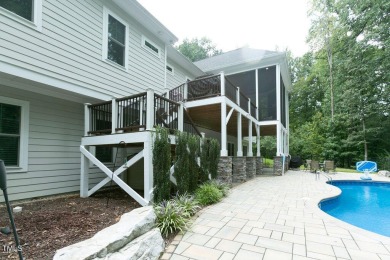 Discover the epitome of luxury living in this custom-built home on Chapel Ridge Golf Club in North Carolina - for sale on GolfHomes.com, golf home, golf lot