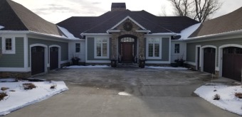 One of a Kind - custom designed and built, luxurious 4+ bdrm 5 on Dakota Dunes Country Club in South Dakota - for sale on GolfHomes.com, golf home, golf lot