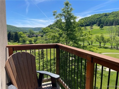 What a great unit overlooking the hills of beautiful Holiday on Holiday Valley Resort in New York - for sale on GolfHomes.com, golf home, golf lot
