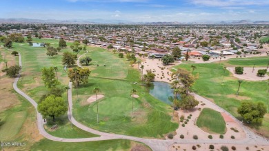 Beautifully remodeled Sun City gem with RARE oversized epoxied 2 on Sun City Riverview Golf Course in Arizona - for sale on GolfHomes.com, golf home, golf lot