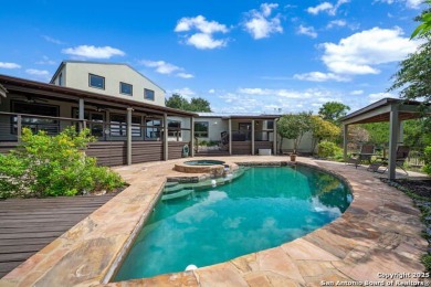 Luxury horse-friendly Hill Country estate with pickleball court on Fair Oaks Ranch Golf and Country Club in Texas - for sale on GolfHomes.com, golf home, golf lot