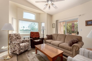 This great furnished  end unit  2 bedroom 1.75 bath condo has a on Fountain of the Sun Country Club in Arizona - for sale on GolfHomes.com, golf home, golf lot