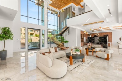 Breathtaking desert modern in guard-gated Seven Hills on Rio Secco Golf Club in Nevada - for sale on GolfHomes.com, golf home, golf lot