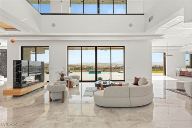Breathtaking desert modern in guard-gated Seven Hills on Rio Secco Golf Club in Nevada - for sale on GolfHomes.com, golf home, golf lot