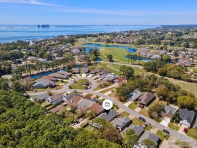 The cutest 3 bedroom 2 bath brick home with a screened in porch on Tiger Point Golf and Country Club in Florida - for sale on GolfHomes.com, golf home, golf lot