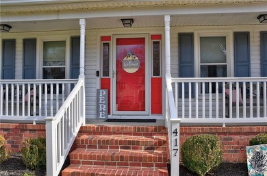 Get ready for summer with this gorgeous four BR home with on Chesapeake Golf Club in Virginia - for sale on GolfHomes.com, golf home, golf lot