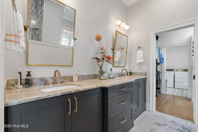 Custom George Crane with expansive golf views and pool. Welcome on Members Club At St. James Plantation in North Carolina - for sale on GolfHomes.com, golf home, golf lot